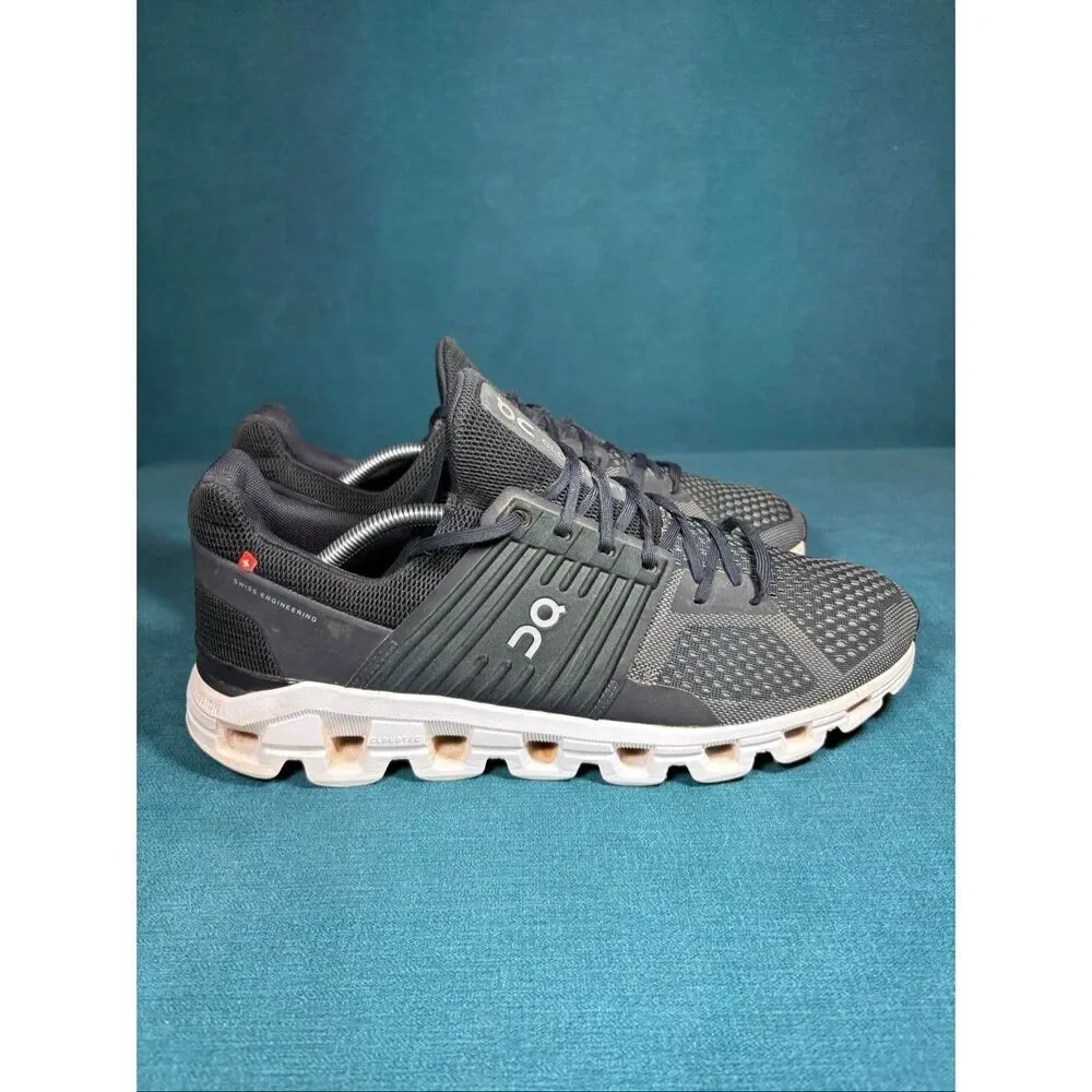 On Running Cloudswift CloudTec Running Shoes Gray Blue Men’s Size 12.5 US EU 47.